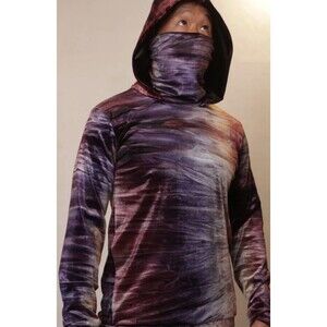 Pontus Sunset Hoodie by Mission Los Angeles Medium Mens